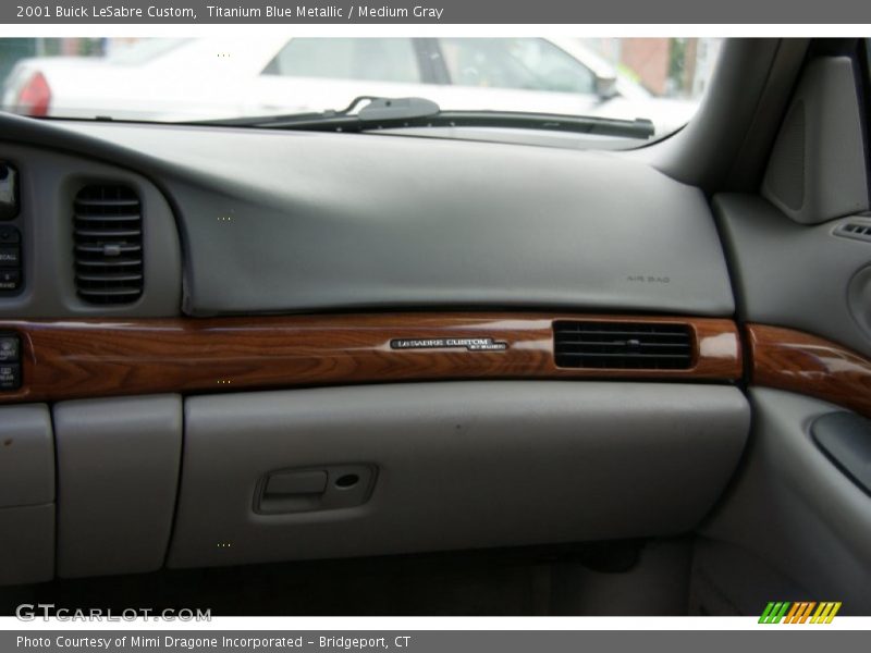 Titanium Blue Metallic / Medium Gray 2001 Buick LeSabre Custom