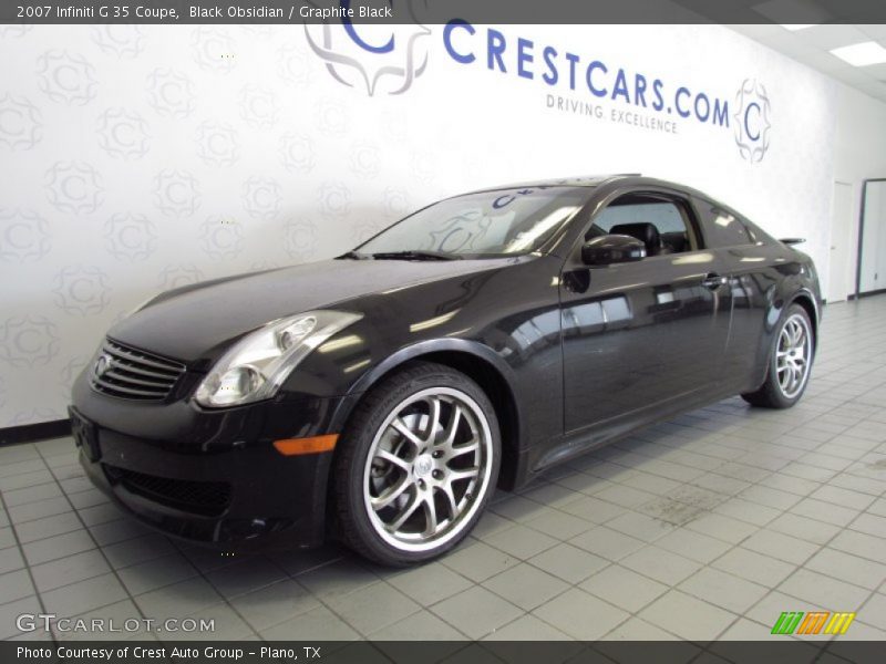 Black Obsidian / Graphite Black 2007 Infiniti G 35 Coupe