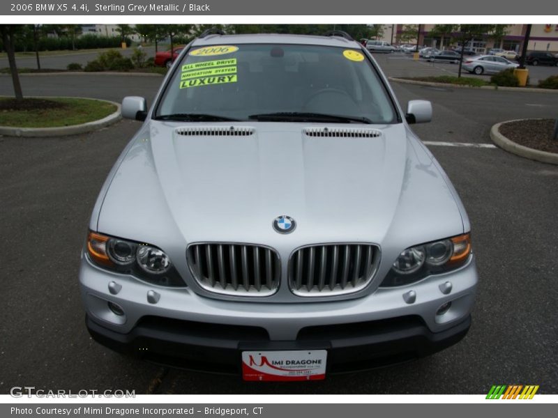 Sterling Grey Metallic / Black 2006 BMW X5 4.4i