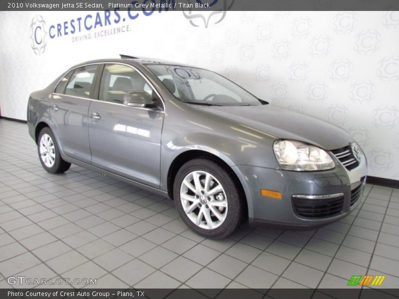 Platinum Grey Metallic / Titan Black 2010 Volkswagen Jetta SE Sedan