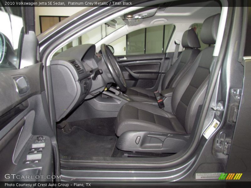 Platinum Grey Metallic / Titan Black 2010 Volkswagen Jetta SE Sedan