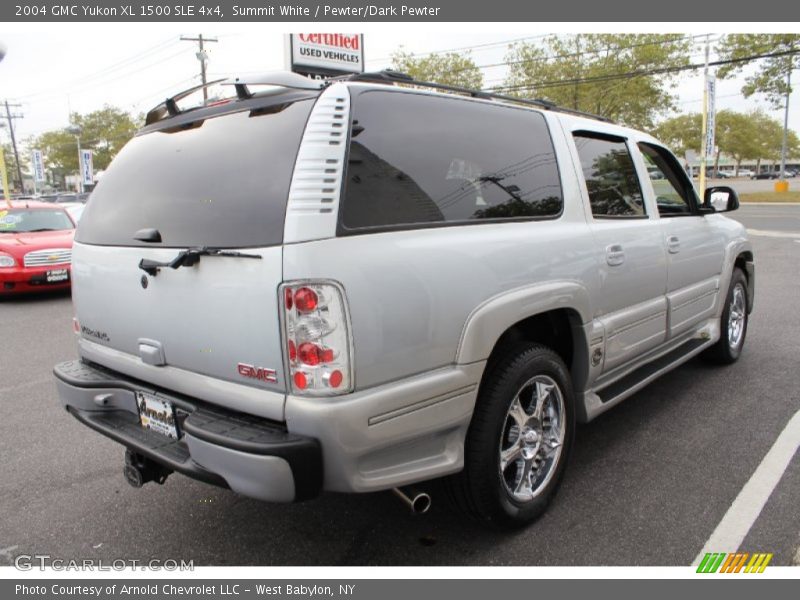 Summit White / Pewter/Dark Pewter 2004 GMC Yukon XL 1500 SLE 4x4