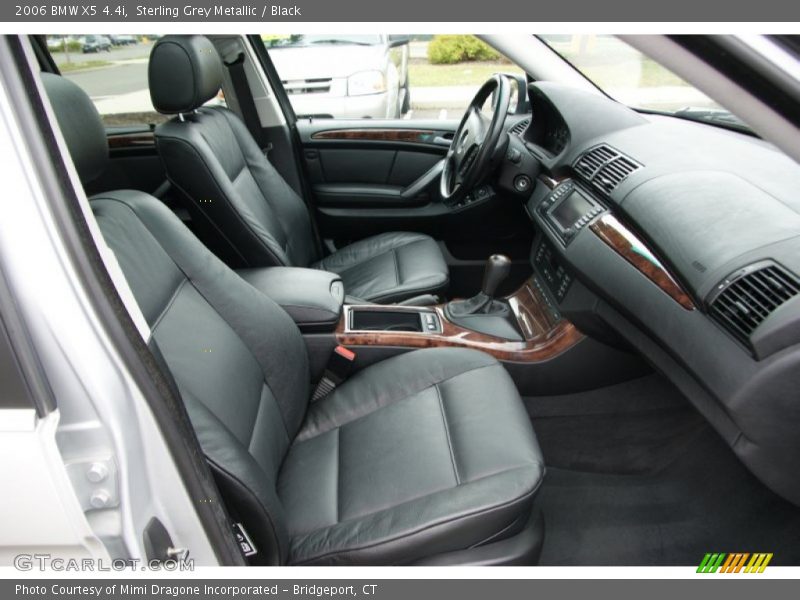 Sterling Grey Metallic / Black 2006 BMW X5 4.4i