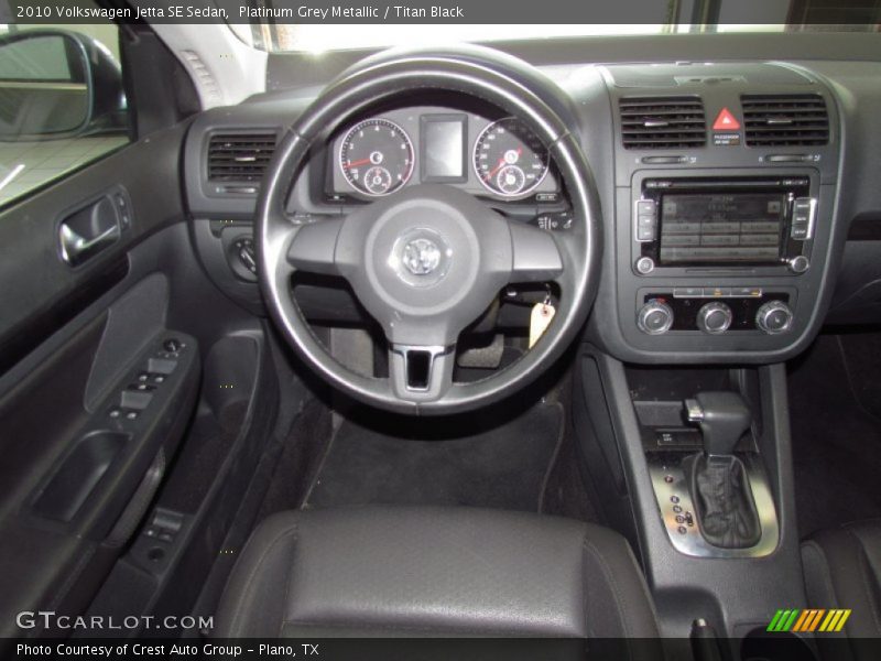 Platinum Grey Metallic / Titan Black 2010 Volkswagen Jetta SE Sedan