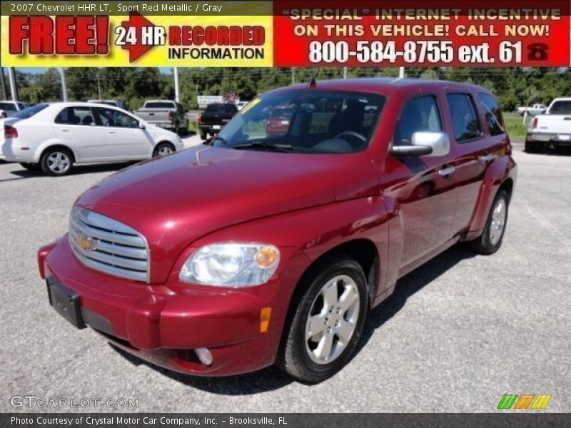 Sport Red Metallic / Gray 2007 Chevrolet HHR LT