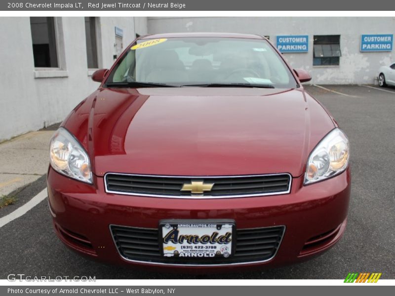 Red Jewel Tintcoat / Neutral Beige 2008 Chevrolet Impala LT