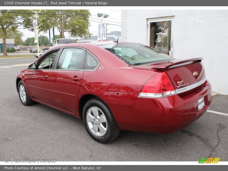 Red Jewel Tintcoat / Neutral Beige 2008 Chevrolet Impala LT