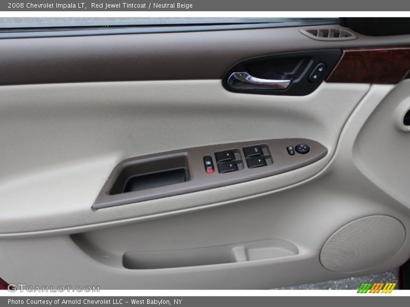 Red Jewel Tintcoat / Neutral Beige 2008 Chevrolet Impala LT
