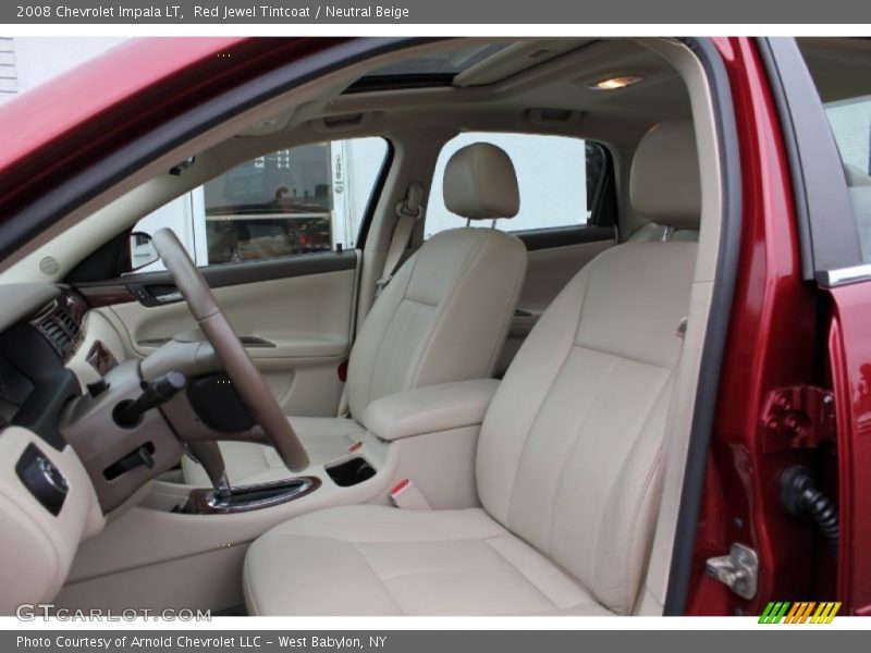 Red Jewel Tintcoat / Neutral Beige 2008 Chevrolet Impala LT