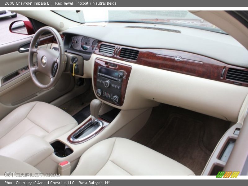 Red Jewel Tintcoat / Neutral Beige 2008 Chevrolet Impala LT