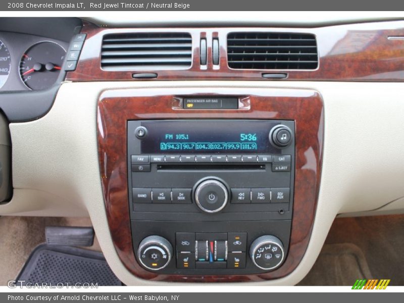 Red Jewel Tintcoat / Neutral Beige 2008 Chevrolet Impala LT