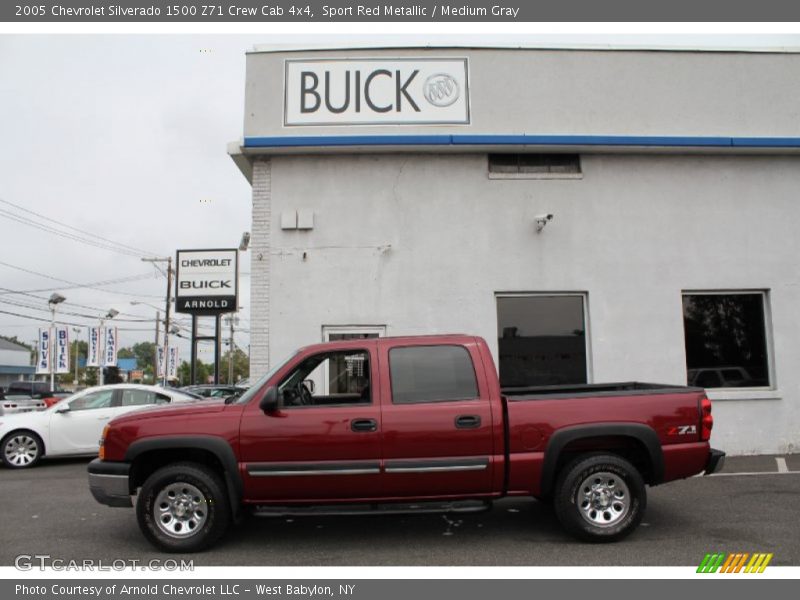 Sport Red Metallic / Medium Gray 2005 Chevrolet Silverado 1500 Z71 Crew Cab 4x4