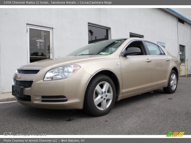 Sandstone Metallic / Cocoa/Cashmere Beige 2008 Chevrolet Malibu LS Sedan