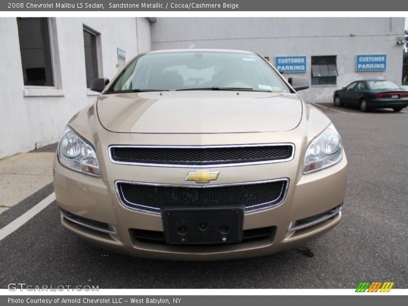 Sandstone Metallic / Cocoa/Cashmere Beige 2008 Chevrolet Malibu LS Sedan