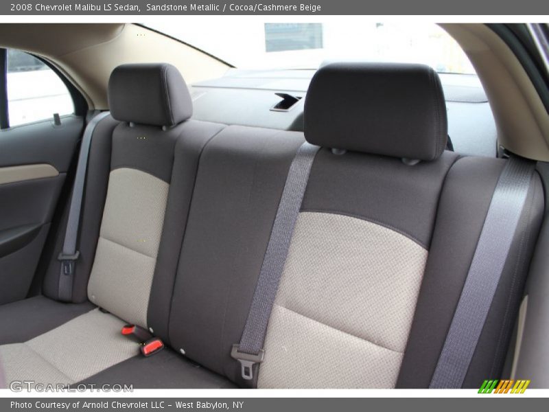 Sandstone Metallic / Cocoa/Cashmere Beige 2008 Chevrolet Malibu LS Sedan