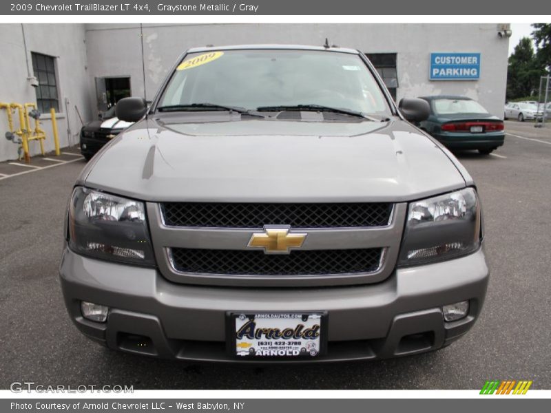 Graystone Metallic / Gray 2009 Chevrolet TrailBlazer LT 4x4