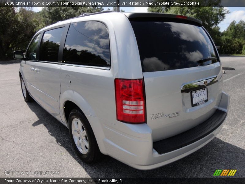 Bright Silver Metallic / Medium Slate Gray/Light Shale 2008 Chrysler Town & Country Touring Signature Series