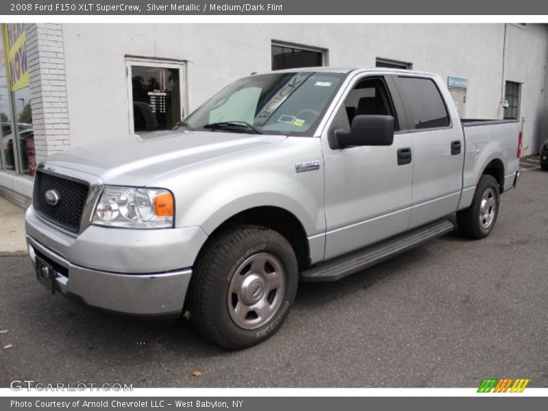 Silver Metallic / Medium/Dark Flint 2008 Ford F150 XLT SuperCrew