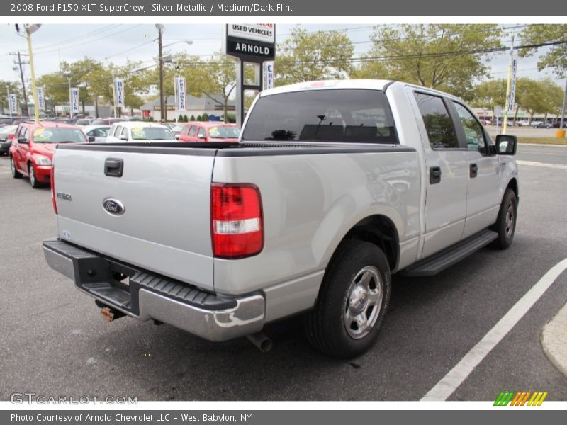 Silver Metallic / Medium/Dark Flint 2008 Ford F150 XLT SuperCrew