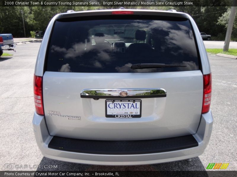 Bright Silver Metallic / Medium Slate Gray/Light Shale 2008 Chrysler Town & Country Touring Signature Series