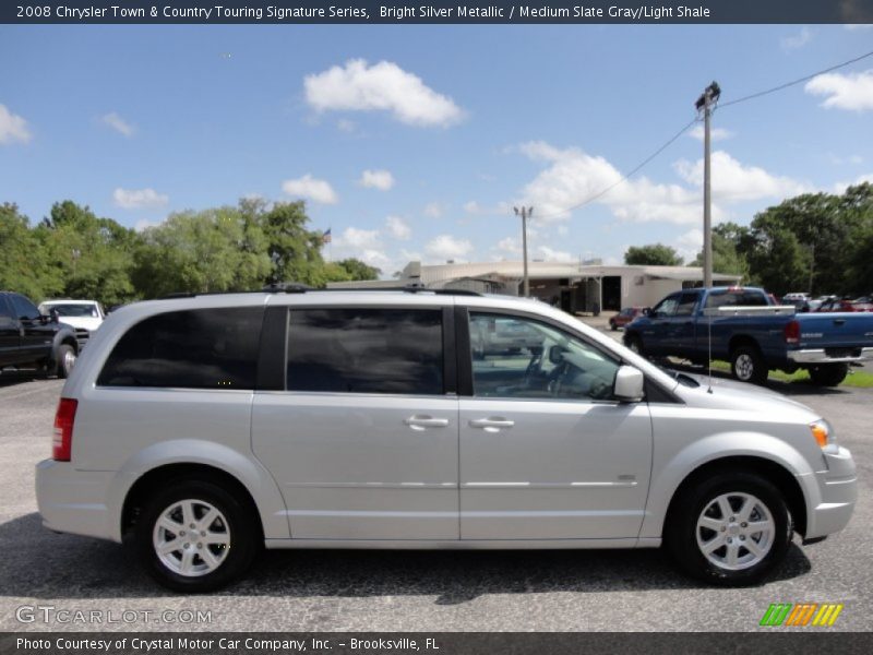 Bright Silver Metallic / Medium Slate Gray/Light Shale 2008 Chrysler Town & Country Touring Signature Series