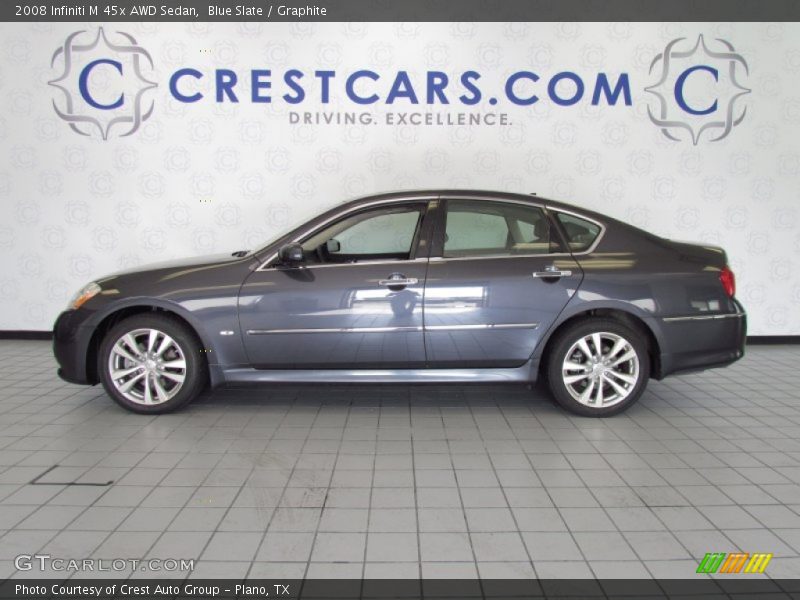 Blue Slate / Graphite 2008 Infiniti M 45x AWD Sedan