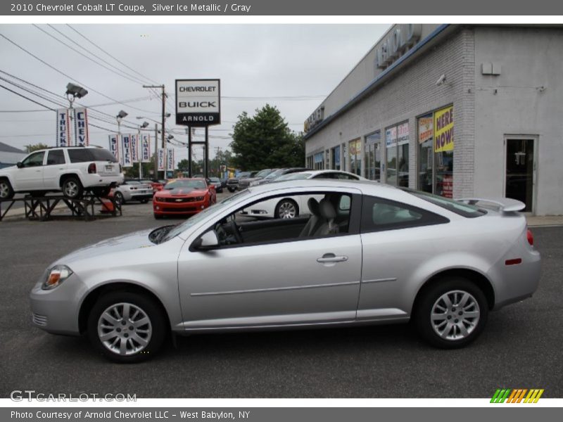 Silver Ice Metallic / Gray 2010 Chevrolet Cobalt LT Coupe