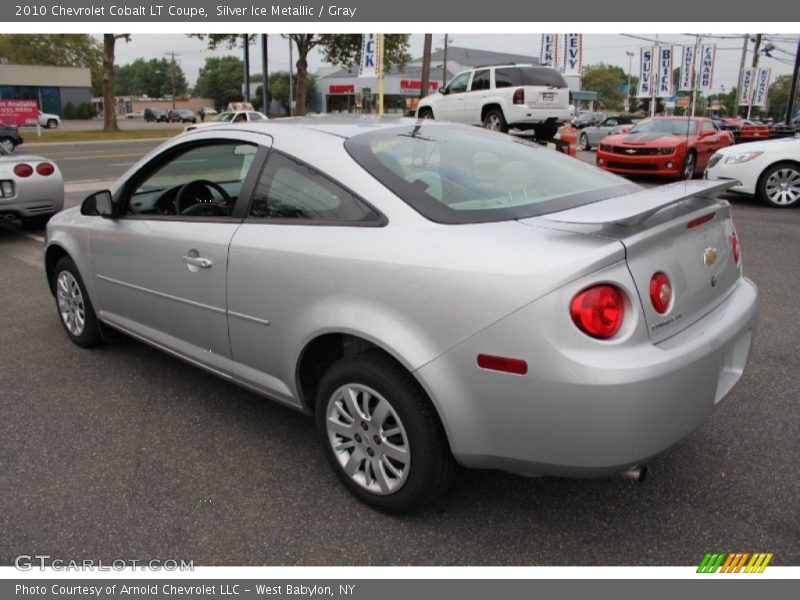 Silver Ice Metallic / Gray 2010 Chevrolet Cobalt LT Coupe