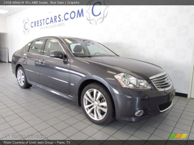 Blue Slate / Graphite 2008 Infiniti M 45x AWD Sedan