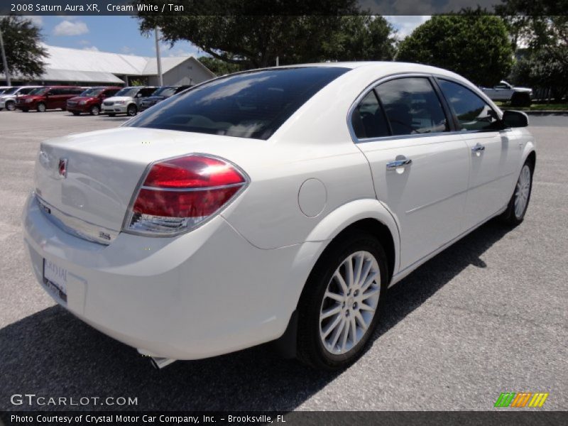 Cream White / Tan 2008 Saturn Aura XR