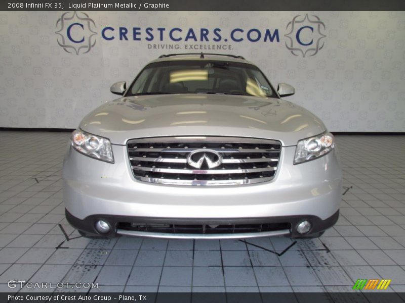 Liquid Platinum Metallic / Graphite 2008 Infiniti FX 35