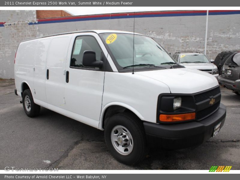 Summit White / Medium Pewter 2011 Chevrolet Express 2500 Work Van