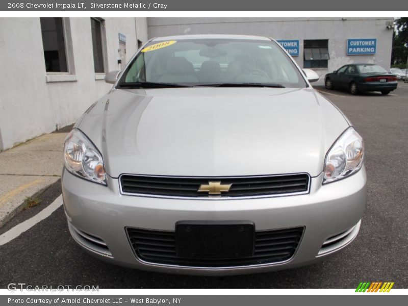 Silverstone Metallic / Gray 2008 Chevrolet Impala LT