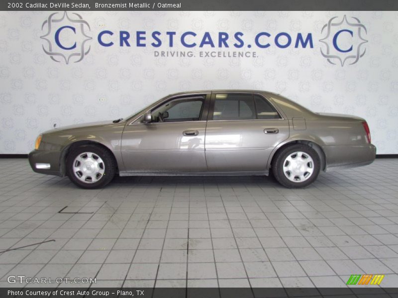 Bronzemist Metallic / Oatmeal 2002 Cadillac DeVille Sedan