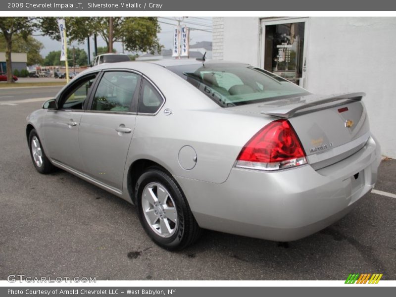 Silverstone Metallic / Gray 2008 Chevrolet Impala LT