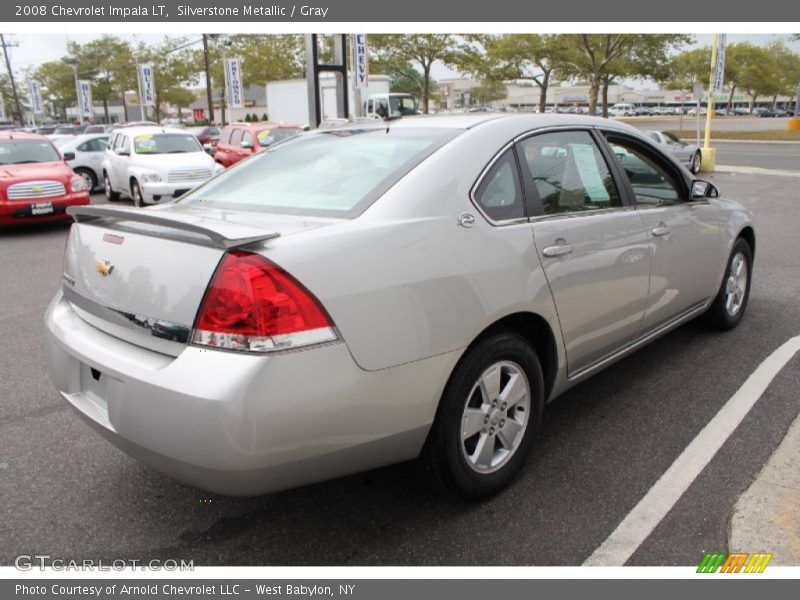Silverstone Metallic / Gray 2008 Chevrolet Impala LT
