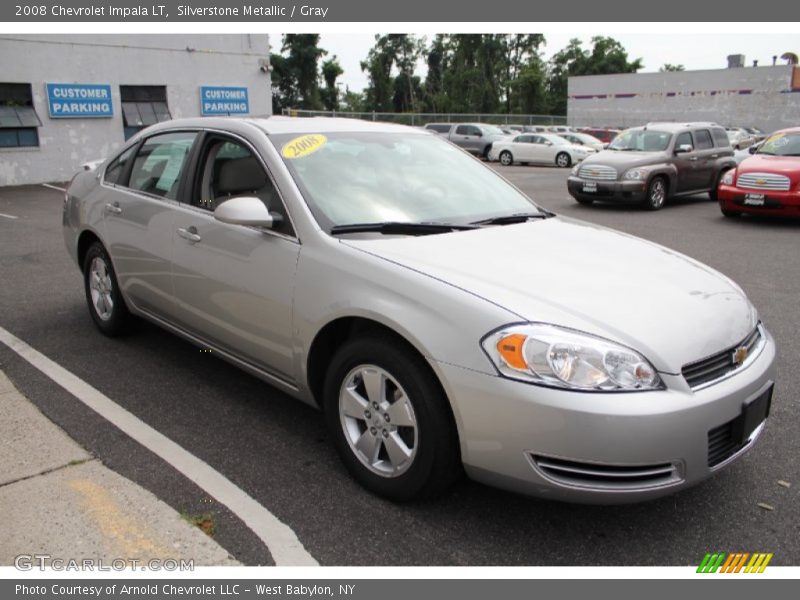 Silverstone Metallic / Gray 2008 Chevrolet Impala LT