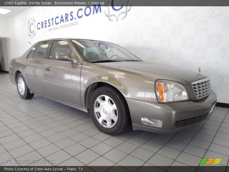 Bronzemist Metallic / Oatmeal 2002 Cadillac DeVille Sedan