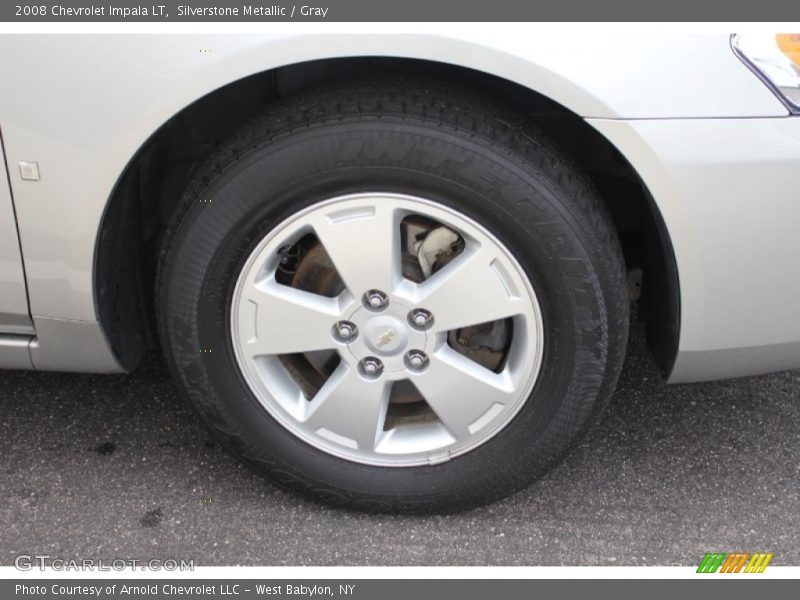Silverstone Metallic / Gray 2008 Chevrolet Impala LT