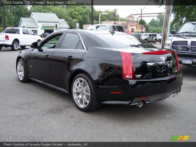 Black Raven / Ebony 2009 Cadillac CTS -V Sedan