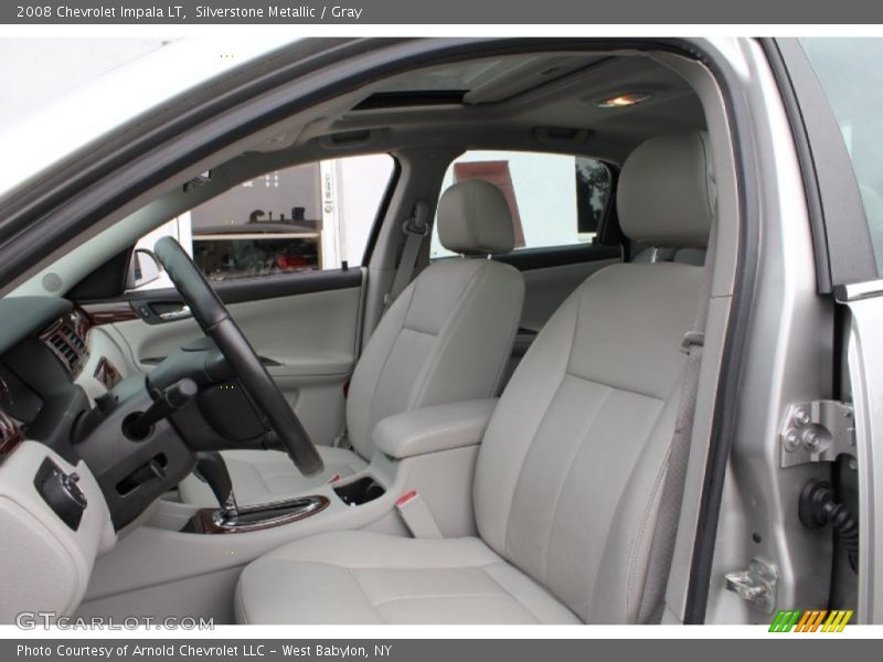 Silverstone Metallic / Gray 2008 Chevrolet Impala LT