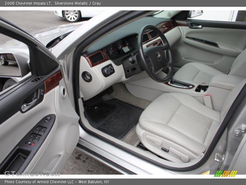 Silverstone Metallic / Gray 2008 Chevrolet Impala LT