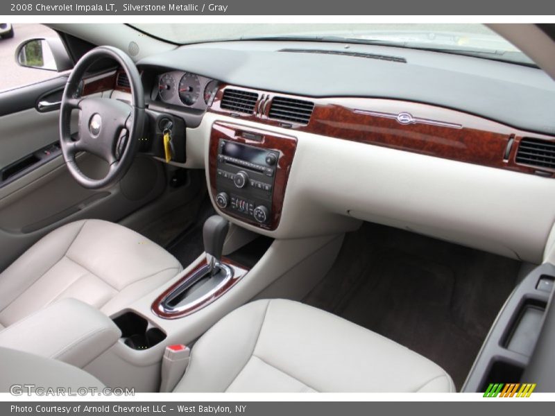 Silverstone Metallic / Gray 2008 Chevrolet Impala LT