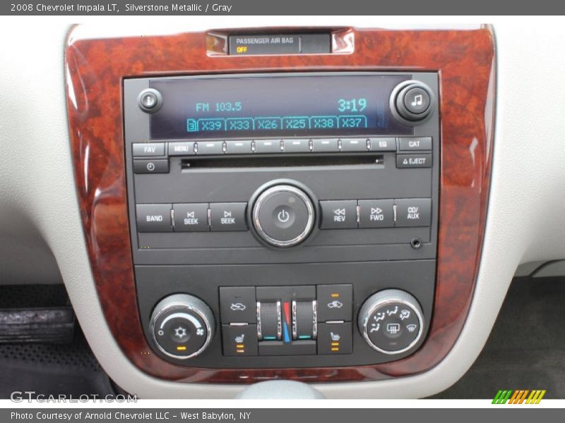 Silverstone Metallic / Gray 2008 Chevrolet Impala LT