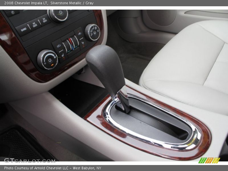 Silverstone Metallic / Gray 2008 Chevrolet Impala LT