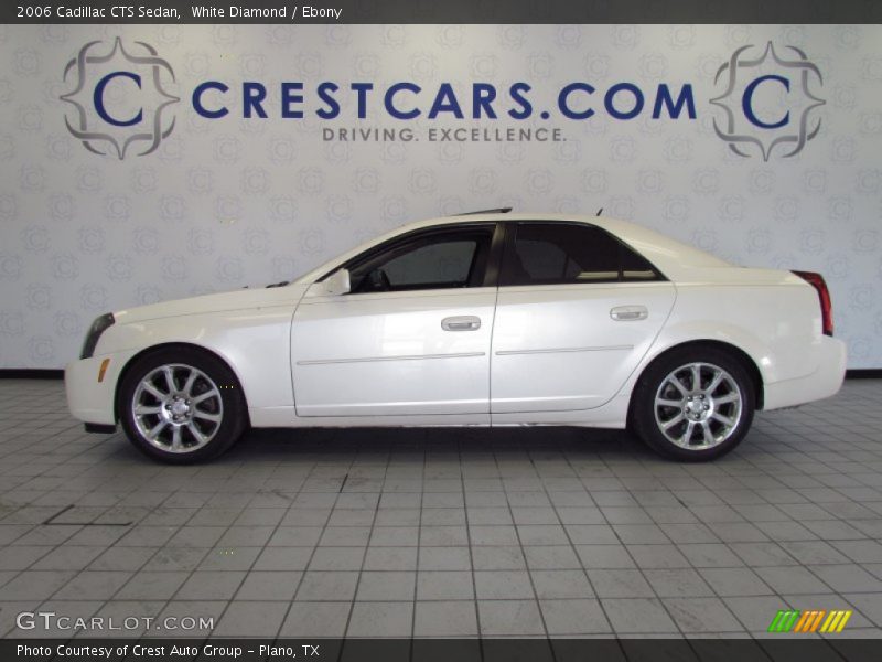 White Diamond / Ebony 2006 Cadillac CTS Sedan