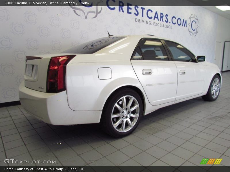 White Diamond / Ebony 2006 Cadillac CTS Sedan