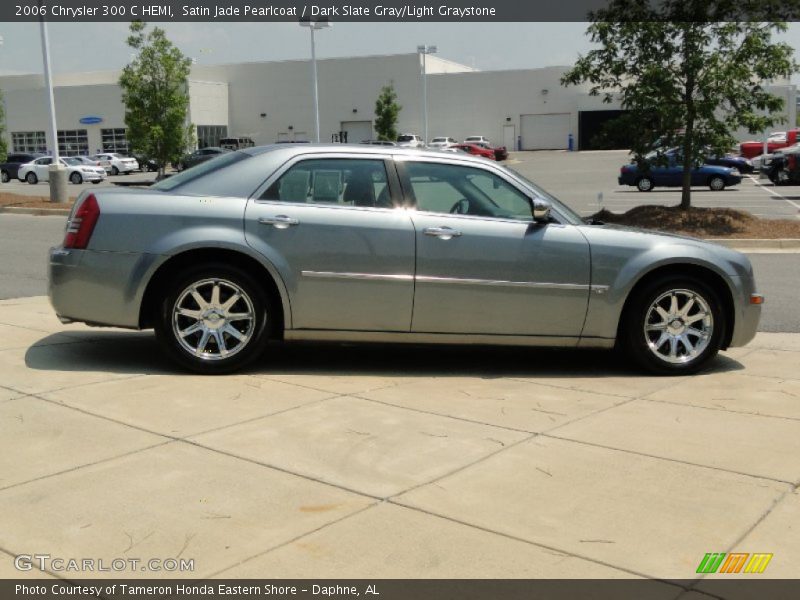 Satin Jade Pearlcoat / Dark Slate Gray/Light Graystone 2006 Chrysler 300 C HEMI