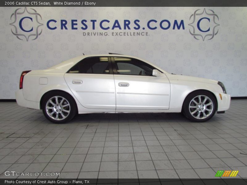 White Diamond / Ebony 2006 Cadillac CTS Sedan