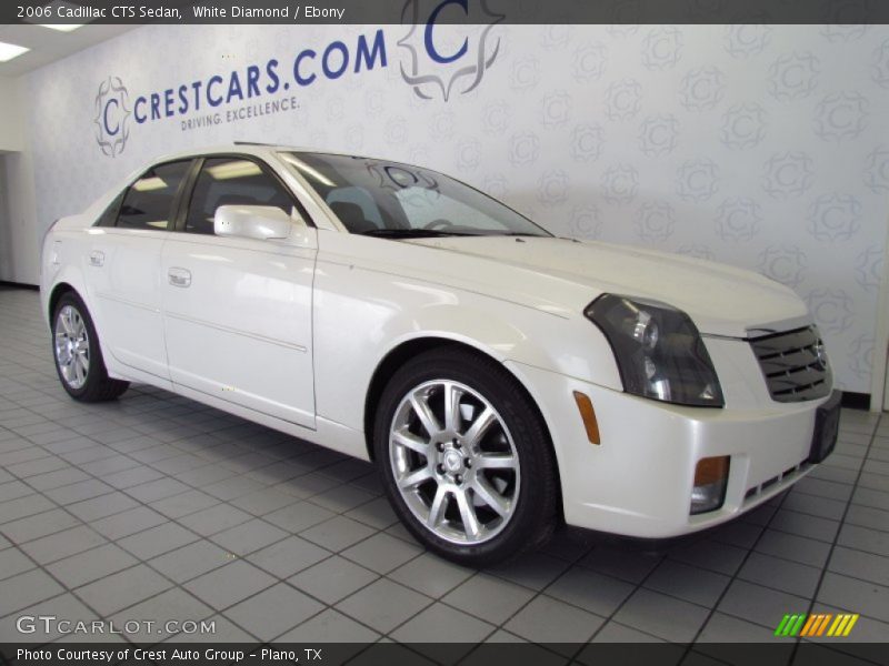 White Diamond / Ebony 2006 Cadillac CTS Sedan
